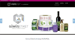 Desktop Screenshot of gumusmatbaa.com